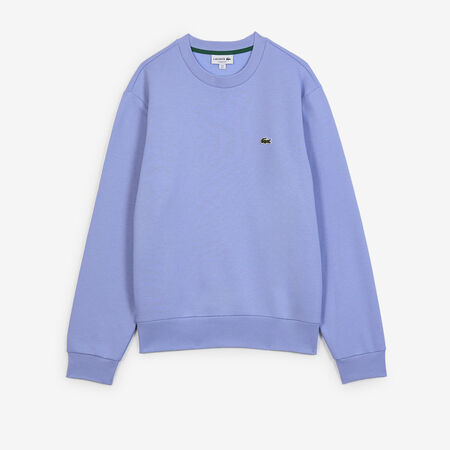 LACOSTE SWEAT CREW CLASSIC LOGO VIOLET/VERT HOMME