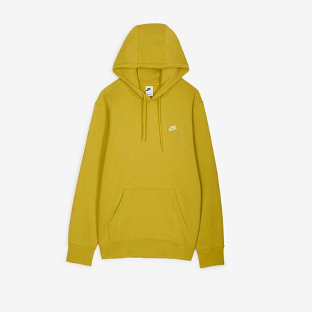 HOODIE CLUB SMALL LOGO : JAUNE/BLANC