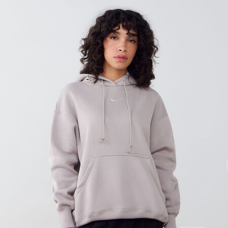 NIKE HOODIE PHOENIX LONG OVERSIZED GRIS FEMME