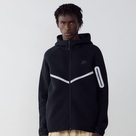 NIKE JACKET TECH FLEECE FZ REFLECTIVE NOIR HOMME