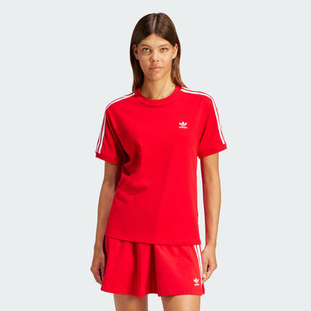 ADIDAS ORIGINALS T-shirt 3 bandes Better Scarlet FEMME