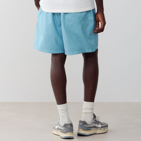 NIKE SHORT CLUB WOVEN FLOW BLEU/BLANC HOMME