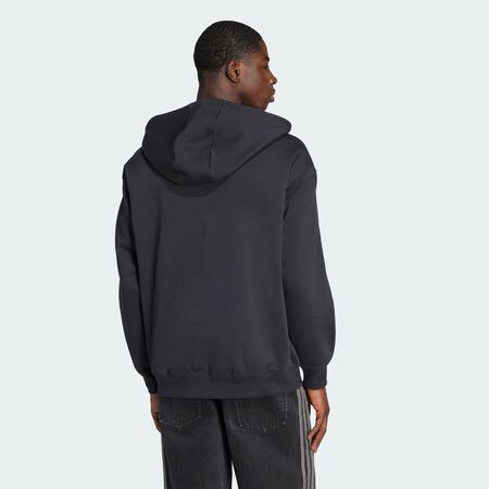 ADIDAS ORIGINALS adidas Adicolor Oversize Full-Zip Hoodie Black / Black MEN