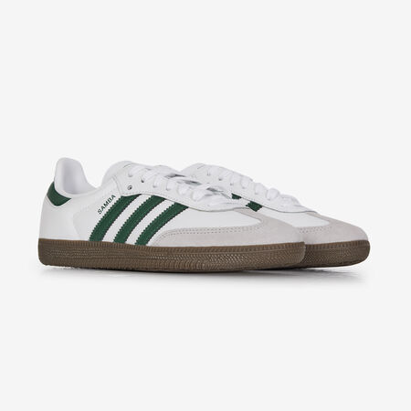 ADIDAS ORIGINALS samba SAMBA OG BLANC/VERT JUNIOR