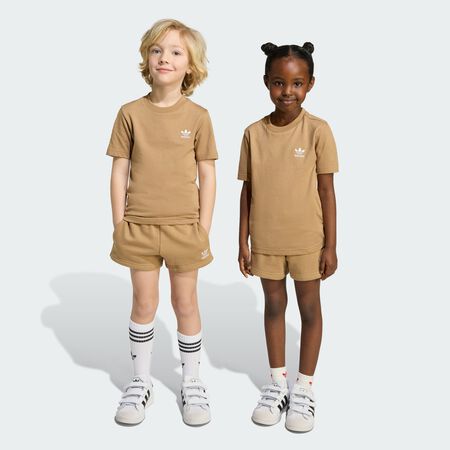 ADIDAS ORIGINALS Ensemble t-shirt et short enfants Cardboard CADET