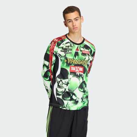ADIDAS ORIGINALS MAILLOT IMPRIMÉ INTÉGRAL TEAMGEIST MOTO Green HOMME