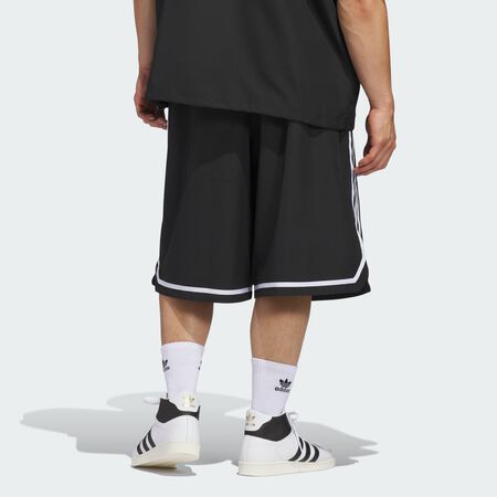 ADIDAS ORIGINALS Short long de basketball Originals Black MIXTE