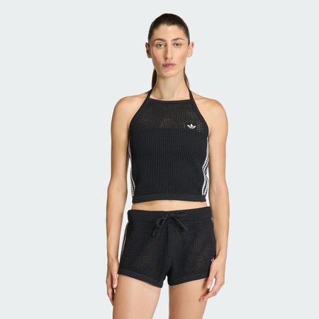 ADIDAS ORIGINALS HAUT CROCHET TRICOTÉ Black FEMME