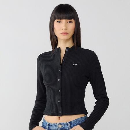 NIKE CARDIGAN CHILL KNIT BLACK WOMEN