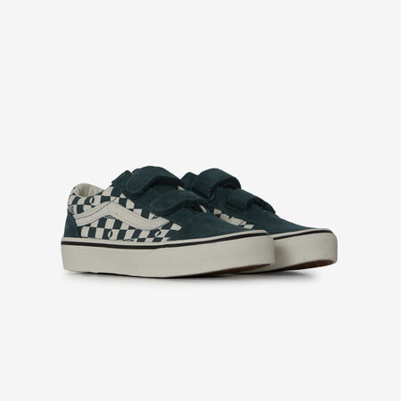 VANS old skool OLD SKOOL CHECK VERT/BLANC CADET