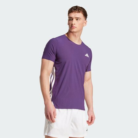 ADIDAS PERFORMANCE T-shirt de running Adizero Aurora Plum HOMME