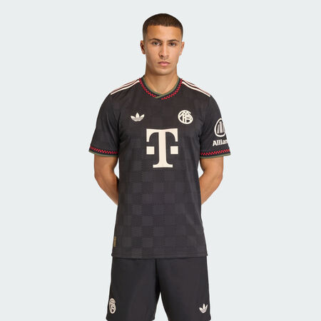 ADIDAS PERFORMANCE Maillot Third FC Bayern 25/26 Authentique Black / Halo Ivory HOMME