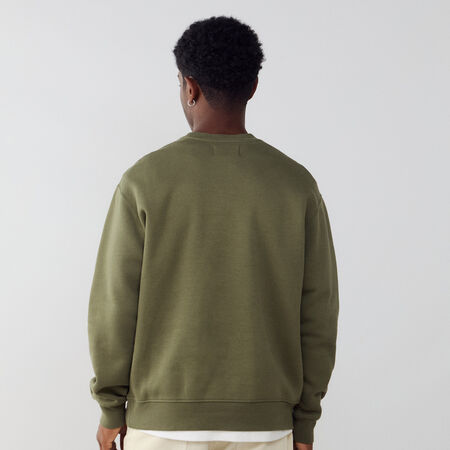 JORDAN SWEAT CREW BROOKLYN VERT/BEIGE HOMME