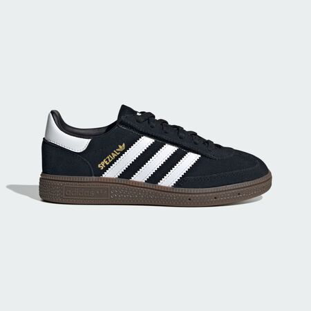 ADIDAS ORIGINALS Chaussure lacets élastiques fermeture confortable Handball Spezial Enfants Core Black / Cloud White / Gum CADET