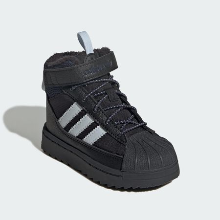 ADIDAS ORIGINALS Chaussure Superstar Winter Trek Enfants Core Black / Halo Blue / Carbon BÉBÉ
