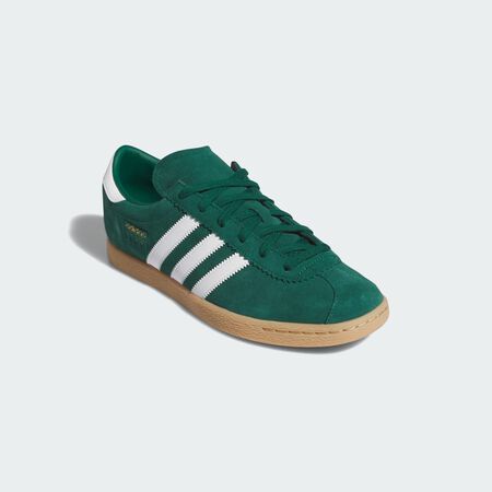 ADIDAS ORIGINALS Stadt Shoes Collegiate Green / Cloud White / Gold Metallic UNISEX