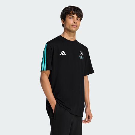 ADIDAS PERFORMANCE T-SHIRT MERCEDES - AMG PETRONAS FORMULA 1 TEAM DNA Black / Semi Mint Rush HOMME