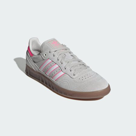 ADIDAS ORIGINALS Handball Top Shoes Grey One / Cloud White / Lucid Pink UNISEX