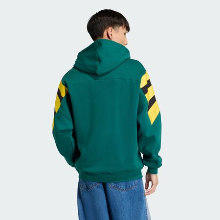 ADIDAS ORIGINALS SWEAT-SHIRT À CAPUCHE SANTIAGO HD Collegiate Green HOMME