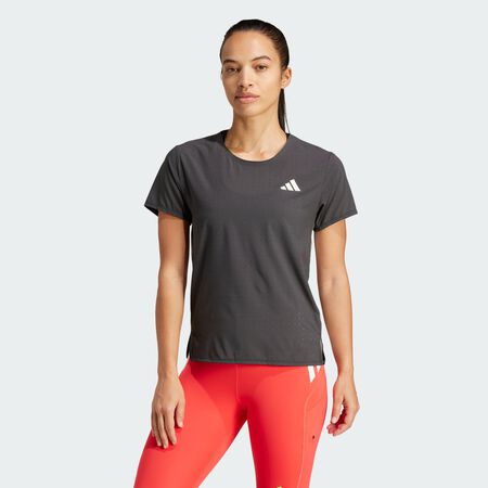 ADIDAS PERFORMANCE Adizero Running Tee Black WOMEN