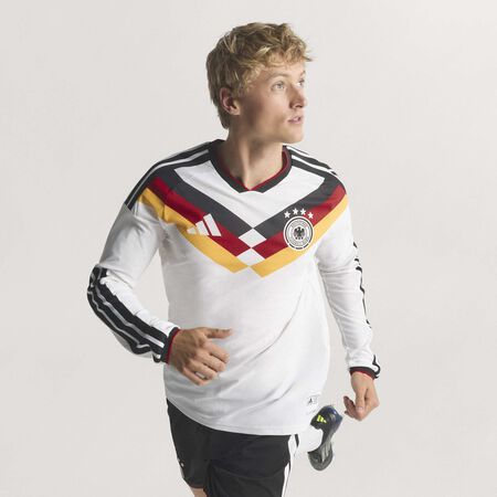 ADIDAS PERFORMANCE Germany 26 Home Authentic Long Sleeve Jersey White MEN
