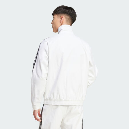 ADIDAS ORIGINALS Veste de survêtement toile Adicolor Firebird White / Black HOMME