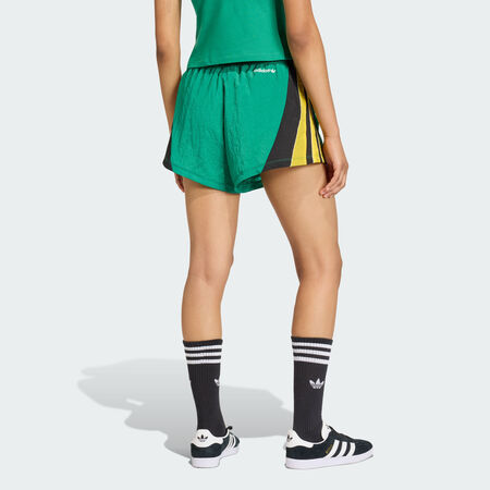 ADIDAS ORIGINALS SHORT TISSÉ SANTIAGO Bold Green FEMME