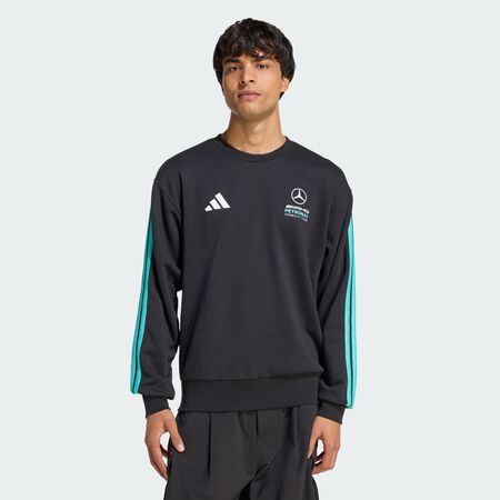 ADIDAS PERFORMANCE SWEAT-SHIRT MERCEDES - AMG PETRONAS FORMULA 1 TEAM DNA Black / Semi Mint Rush HOMME