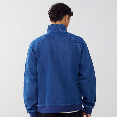ADIDAS ORIGINALS JACKET FZ THE FIRST BLEU/BLANC HOMME