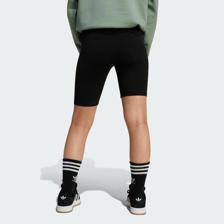 ADIDAS ORIGINALS Short cycliste côtelé Black JUNIOR