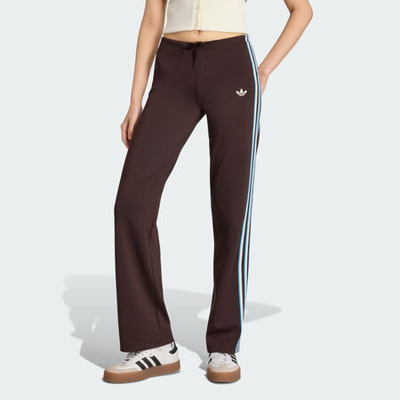 ADIDAS ORIGINALS SLOUCHY STRAIGHT LEG PANTS Aurora Coffee WOMEN