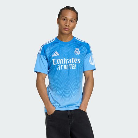 ADIDAS PERFORMANCE Maillot Gardien de but Domicile Real Madrid 25/26 Blue Burst / Ray Blue HOMME