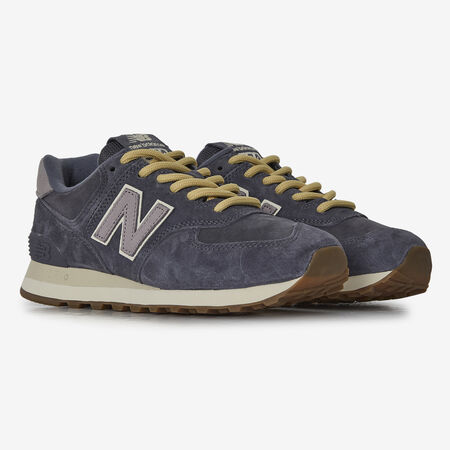 NEW BALANCE 574 574 GRIS/JAUNE FEMME