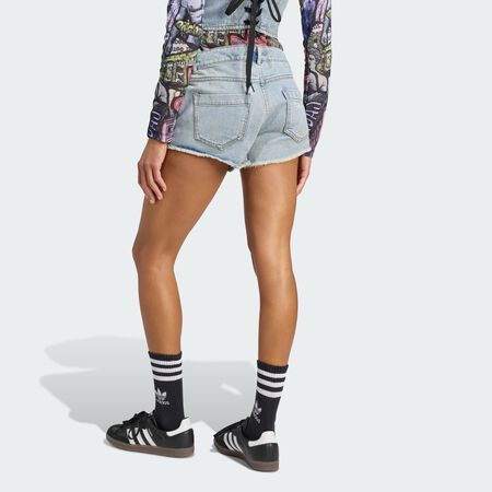 ADIDAS ORIGINALS Short denim adidas x Jeremy Scott Indigo Denim FEMME