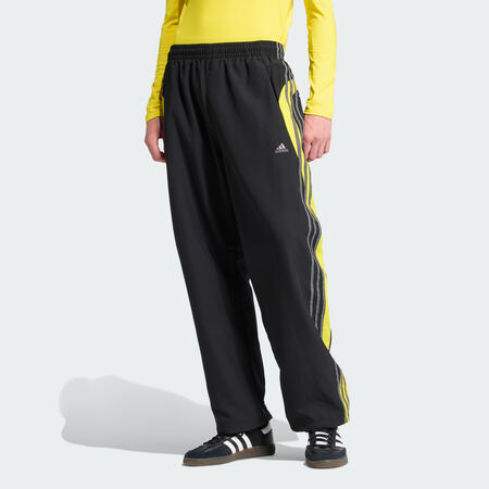 ADIDAS ORIGINALS LOOSE CUTLINE TRACK PANTS Black MEN