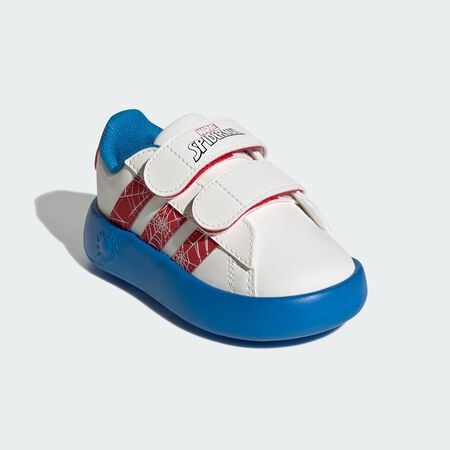 ADIDAS ORIGINALS Chaussure adidas x Marvel Spider-Man Grand Court Enfants Cloud White / Pure Ruby / Bright Blue BÉBÉ