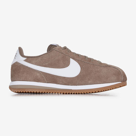 NIKE cortez CORTEZ SUEDE MARRON/BLANC FEMME