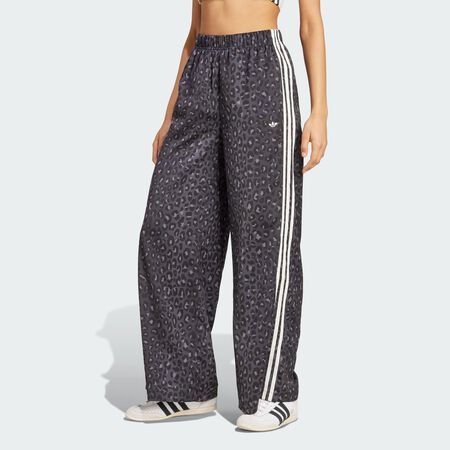 ADIDAS ORIGINALS Pantalon satin jambes larges adidas Originals Multicolor / Carbon FEMME