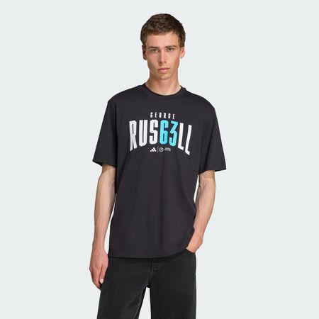 ADIDAS PERFORMANCE T-shirt George Russell Mercedes - AMG Petronas Formula One Team Black HOMME