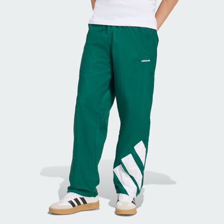 ADIDAS ORIGINALS PANTALON DE SURVÊTEMENT ADICOLOR BLOCKED Collegiate Green / White HOMME
