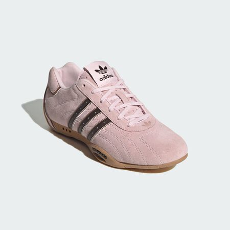 ADIDAS ORIGINALS Adiracer Lo Shoes Almost Pink / Dark Brown / Pink WOMEN