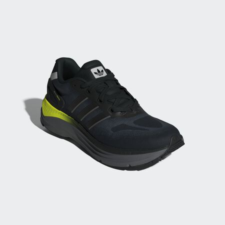 ADIDAS ORIGINALS ZX RS Shoes Carbon / Core Black / Solar Yellow UNISEX