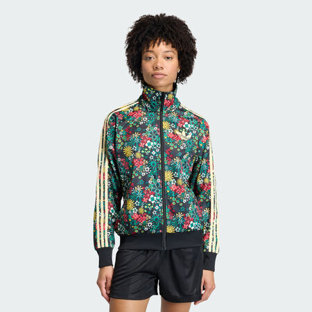 ADIDAS ORIGINALS VESTE DE SURVÊTEMENT FIREBIRD ADIDAS ORIGINALS X LIBERTY LONDON Black / Bold Green / Collegiate Green / Eqt Yellow FEMME