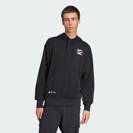 ADIDAS ORIGINALS Mercedes - AMG Petronas Formula One Team Kimi Antonelli Graphic Hoodie Black MEN