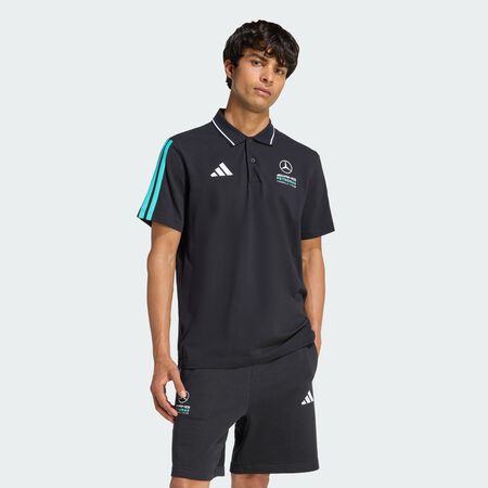 ADIDAS PERFORMANCE POLO MERCEDES - AMG PETRONAS FORMULA 1 TEAM DNA Black / Semi Mint Rush HOMME