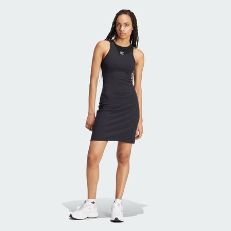ADIDAS ORIGINALS Essentials Rib Tank Dress Black WOMEN