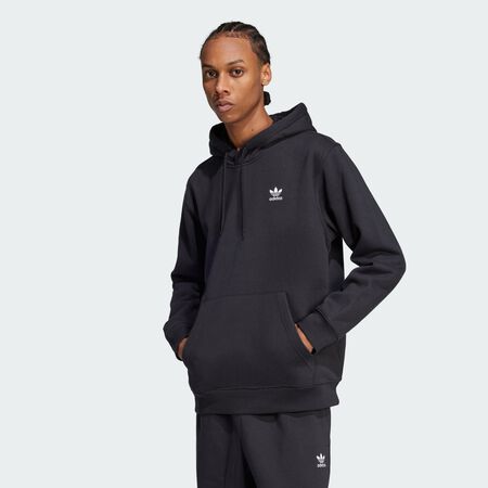 ADIDAS ORIGINALS Trefoil Essentials Loose Hoodie Black MEN