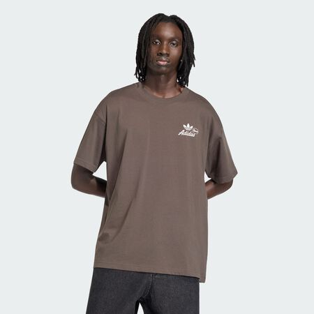 ADIDAS ORIGINALS T-shirt graphique Vintage Records Shadow Olive HOMME