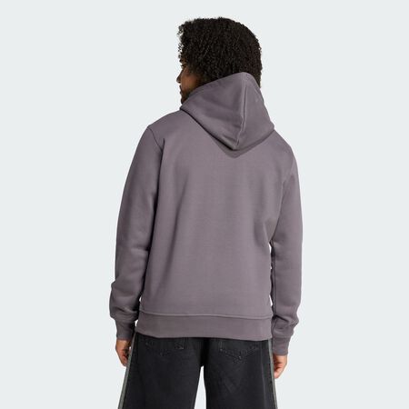 ADIDAS ORIGINALS Trefoil Essentials Hoodie Grey Strata MEN