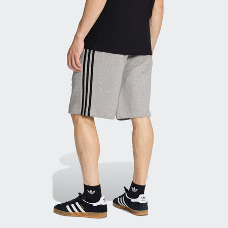 ADIDAS ORIGINALS SHORT 3 BANDES Medium Grey Heather HOMME